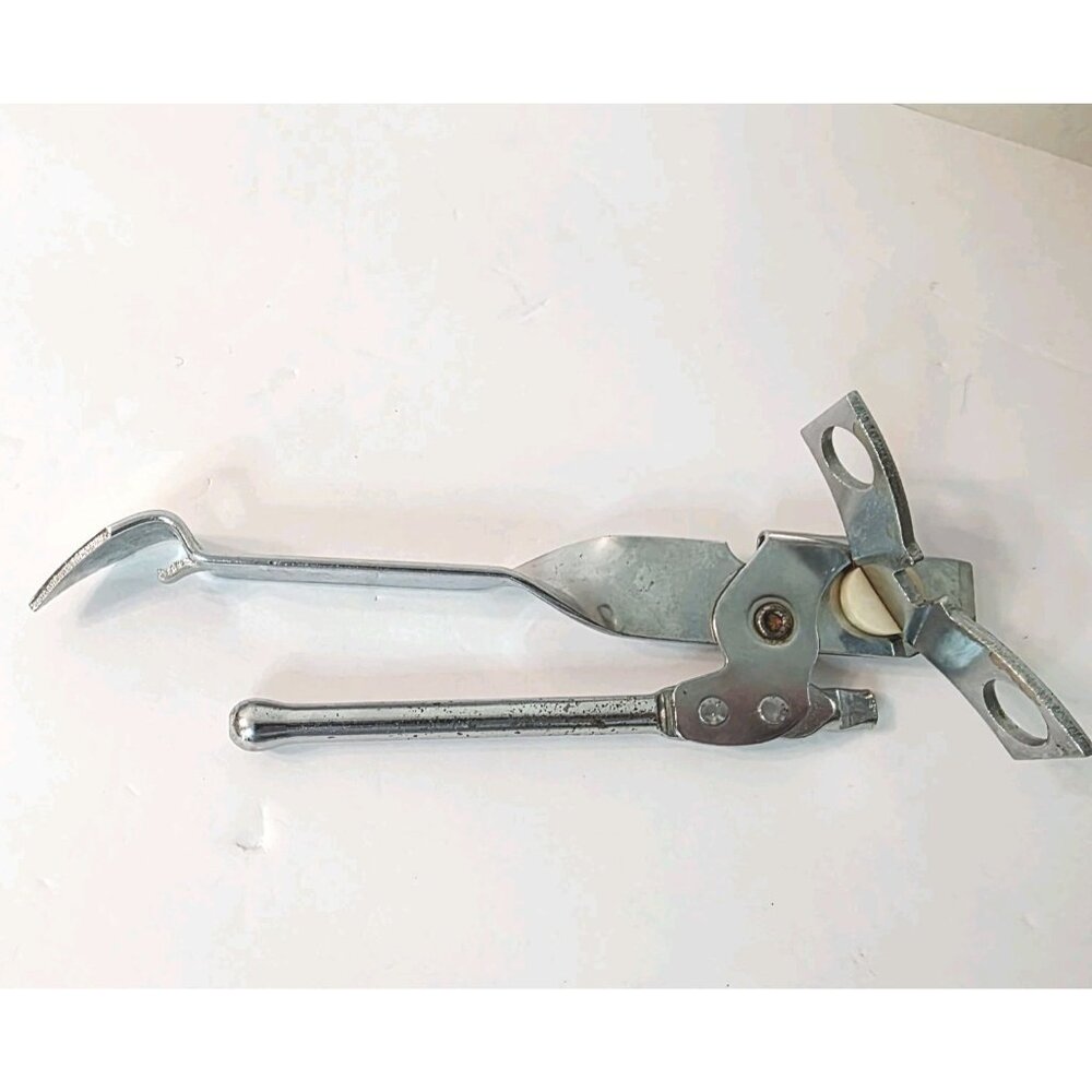 Vtg EKCO Miracle 3-Way Can Opener 848 Handheld Metal & Bottle Opener - Picture 2 of 4